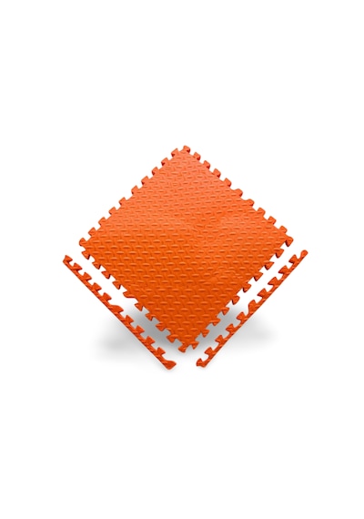 50x50 13mm Damla Desen Puzzle Tatami Minder Spor Yoga Pilates Oyun Matı Turuncu