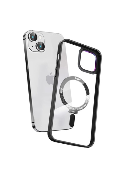 Apple Uyumlu iPhone Buff 13 Bumpermag Kılıf Black