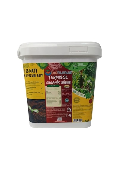 Biohumus Humik Fulvik Asit, Organik Gübre, Organik Sertifikalı, Kök Geliştirici, Toprak Düzenleyici, Sku: Smg8690010005229 Diğer