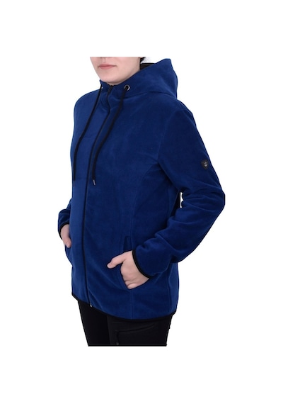 Ghassy Co.Kadın Kapşonlu Fermuarlı Polar Sweatshirt 152529819