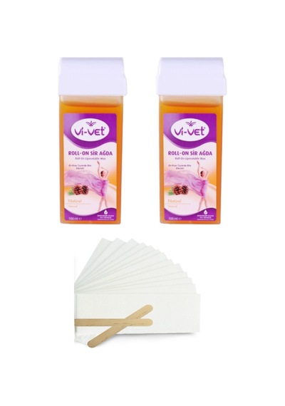 Vi-Vet Natürel Roll-On Sir Ağda 100 ML x 2