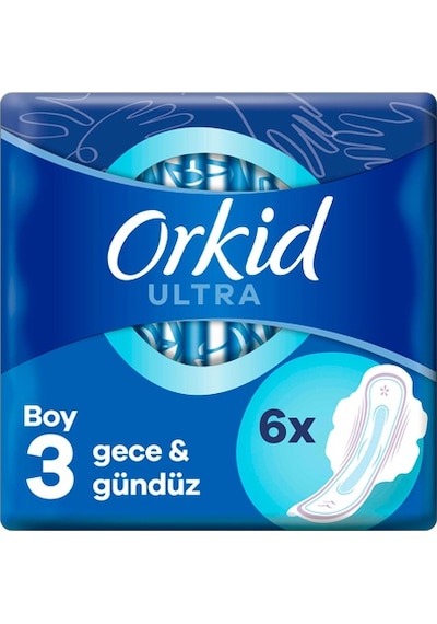 Orkid Ultra Gece & Gündüz Tekli Paket 6'lı