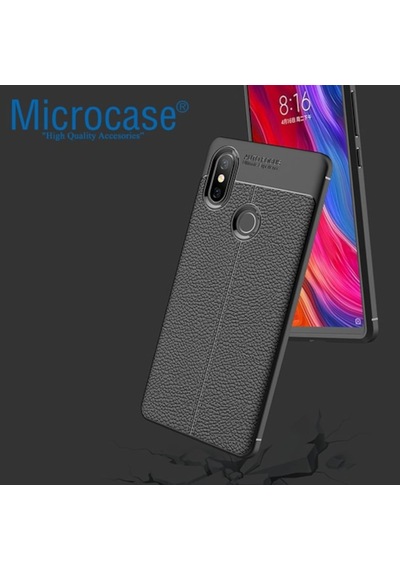 Microcase Xiaomi Mi 8 Leather Tpu Silikon Kilif + Tempered Cam 272912456 - Seçenek / Cam Koruma-Cam Istemiyorum