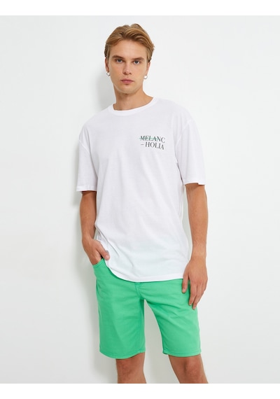 Koton 5 Cep Gabardin Şort Yeşil 2sam40182hw Yeşil