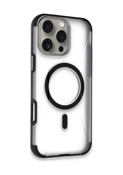 Joko Apple iPhone Uyumlu  16 Pro Uyumlu Hilton Magsafe Kapak - Siyah