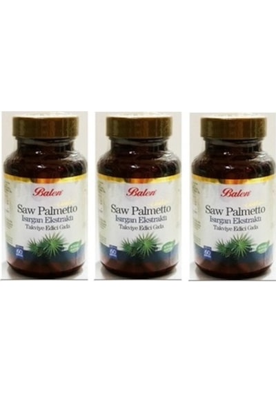 Balen Saw Palmetto Isirgan Ekstraktı 3 Kutu