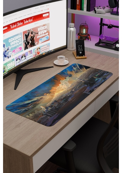 Disco Elysium Kaymaz Dikişli Kauçuk Oyuncu Mousepad V5 - 70x30 Xl Gaming Mouse Pad Fare Altlığı