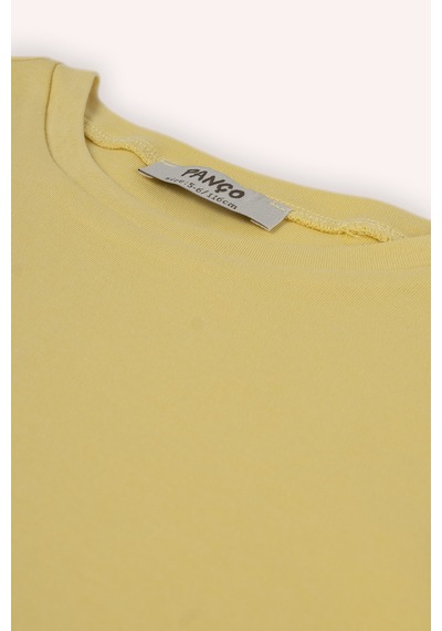 Panço Kız Çocuk Sarı Pijama Takımı