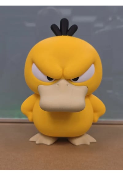 Psyduck Pokemon Figür 19cm-3d Baskı-kolleksiyonluk Biblo