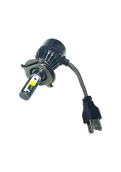 Motosiklet H4 Led Power Led 12v 4000Lümen 6000K Beyaz Işık Xenon Ampul