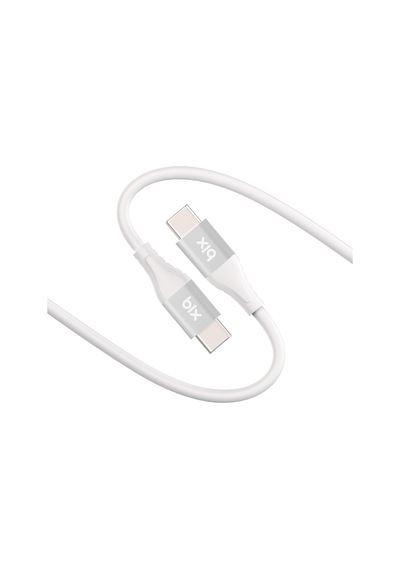 Bix BXSC1CC 60 W Type-C to Type-C 1.2 M Silikon Şarj ve Data Kablosu