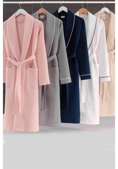 Unisex Soho Pike Bornoz - Pudra