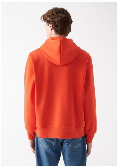 Mavi - Kapüşonlu Kırmızı Sweatshirt 065809-70481 Kırmızı (555249370)