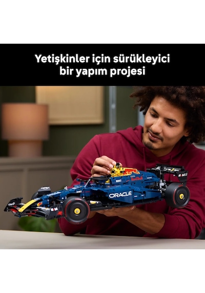 LEGO® Technic Oracle Red Bull Racing RB20 F1 Araba 42206 - Yetişkinler için Koleksiyonluk Yaratıcı Yarış Arabası Modeli Yapım Seti(1639P) LEGO® Technic Oracle Red Bull Racing RB20 F1 Araba 42206 - Yetişkinler için Koleksiyonluk Yaratıcı Yarış Arabası Modeli Yapım Seti(1639P)