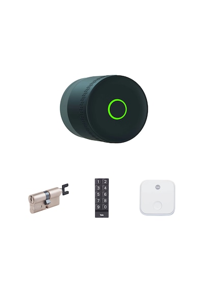 Yale Linus L2 Lite Akıllı Kilit Seti Linus, Barel Tuş Takımı Ve Wi-fi Köprüsü Siyah