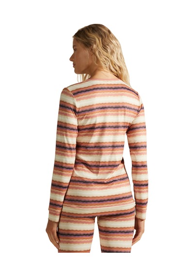Billabong - Warm Up Tech Ls Renkli Bej