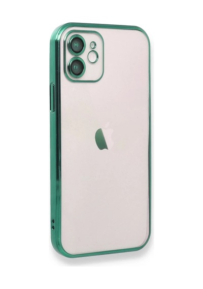 İphone 12 Kılıf Razer Lensli Silikon - Yeşil