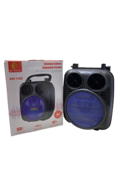 Hsul Hsy-1182 Bluetoothlu Renkli Led Işıklı Mini Hoparlör