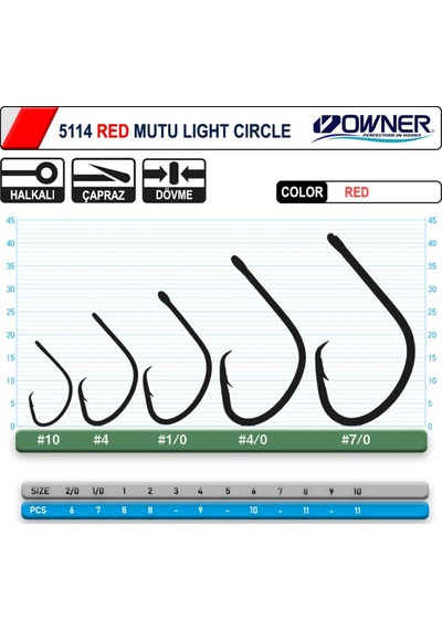 Owner 5114 Mutu Light Red (416518994)