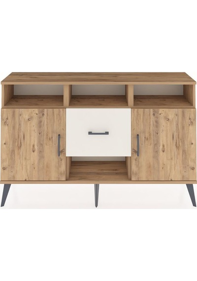 Arges Konsol 5 Raflı Tek Çekmeceli 2 Kapaklı 132x30x83 Çam-çam/aytaşı Çam/aytaşı Arges Konsol 5 Raflı Tek Çekmeceli 2 Kapaklı 132x30x83 Çam-çam/aytaşı Çam/aytaşı