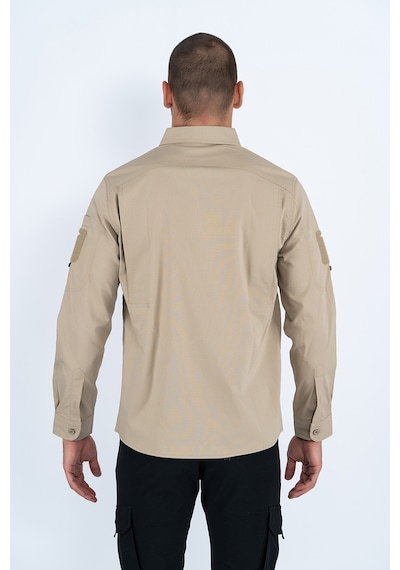 Combat tactical taktik fermuar cepli koruma swat outdoor gömlek Bej