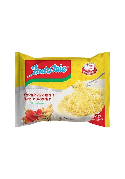 Indomie Noodle Tavuklu 70 Gr X 24 Adet