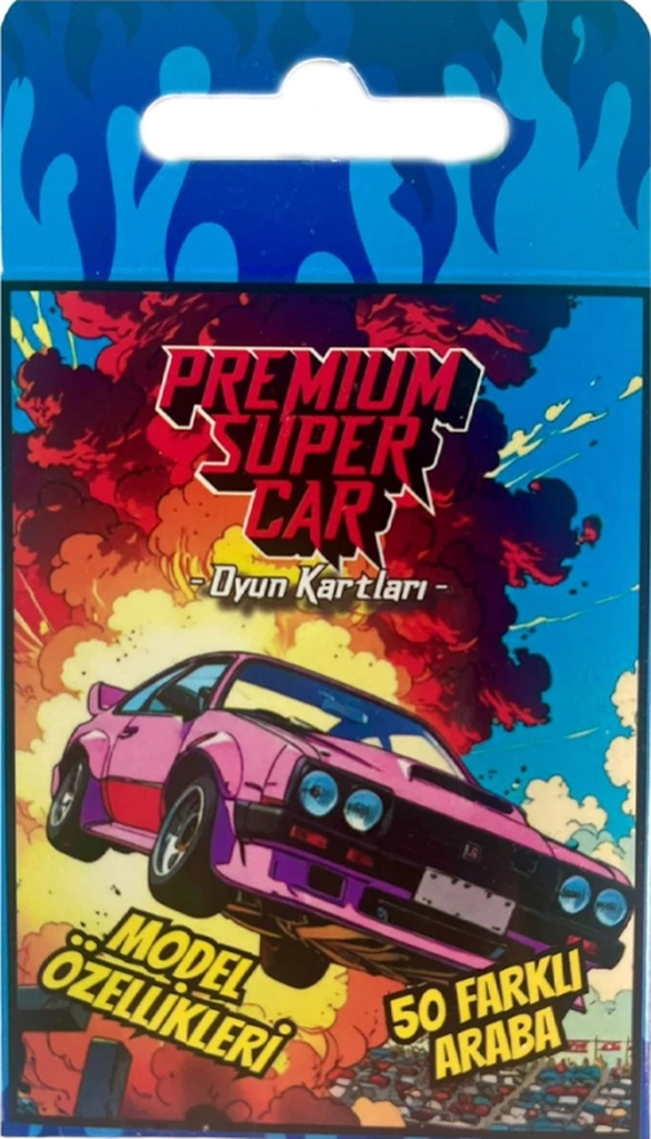 Premium Arabalar Oyun Kartları
