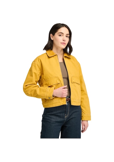 Timberland Tb0a5ztfefm1 Strafford Quılted Washed Canvas Jacket Chaı Tea Bayan Ceket Sarı