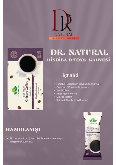 Dr. Natural Hindiba Kahvesi Diyet Kahve 2'li 30 x 5 G