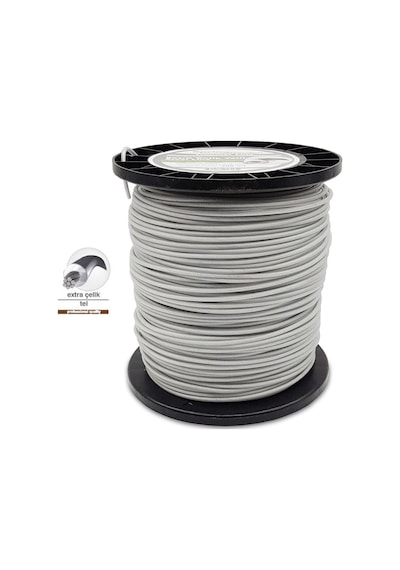 Motorlu Tırpan Misinası 3.3 Mm Extra Çelik Telli Rulo 200 Mt (dik