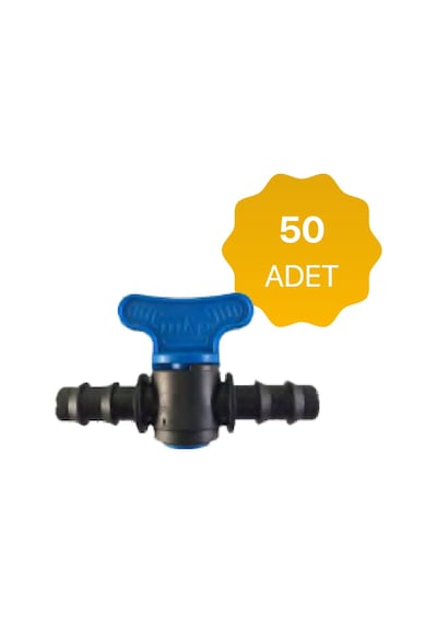 Damlama Sulama Kurtağzı Mini Vana - 16X16Mm (50 Adet)