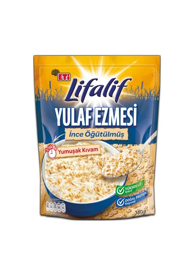 Eti Lifalif İnce Öğütülmüş Yulaf Ezmesi 350 G 4'li Avantaj Paketi Mıchu