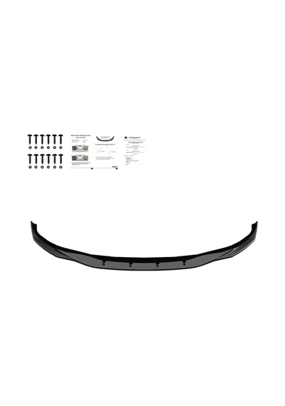 Bmw G26 / I4 2021+ M Sport Ön Lip Piano Black Ön Tampon Alt Eki