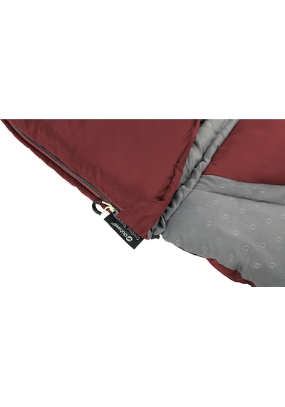 Outwell Contour Lux Red Yazlık Ve Kışlık Taraflı -19 C 1700gr Geniş Uyku Tulumu Sol Fermuarlı 230367 Çok Renkli