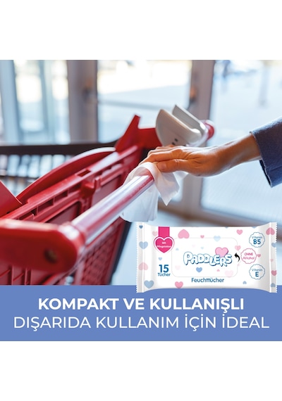 Paddlers Cep Mendili 45 Yaprak (3 Paket x 15’li) – Yumuşak ve Dayanıklı