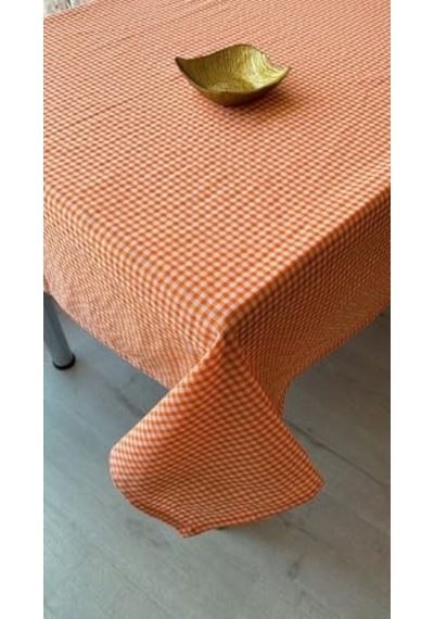 Piknik Örtüsü Sofra Bezi 170x170 Cm Turuncu Genel