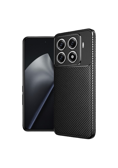 Xiaomi Mi 15t Pro Uyumlu Auto Focus Karbon Kapak - Siyah