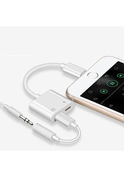 Ally Apple Uyumlu iPhone  Lightning Kulaklık ve Şarj Çevirici & Dönüştürücü