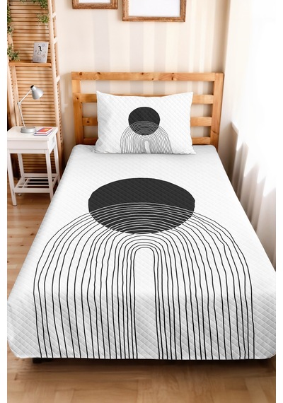 Siyah Geometrik Genç Odası Tek Kişilik Pike Takımı - Modern Çizgili 160x220 Cm Kapitone Yatak Örtüsü Kremamsı Kabuğu Pususu Siyah Geometrik Genç Odası Tek Kişilik Pike Takımı - Modern Çizgili 160x220 Cm Kapitone Yatak Örtüsü Kremamsı Kabuğu Pususu