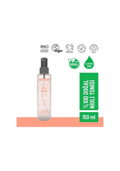 %100 Doğal Nioli Suyu Kötü Koku Önleyici Arındırıcı Ferahlatıcı Hassas Bölge Toniği 150 Ml