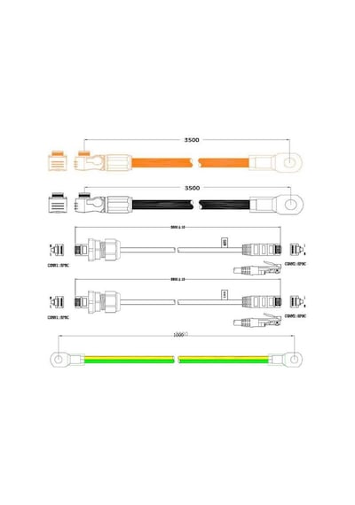 Pylontech Fc0048-100 Akü Denetleme Bms. Taban. Kablolar. Force L1