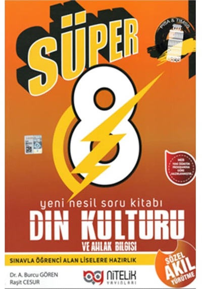 8 Sınıf Yeni Nesil Süper Din Kültürü Soru Bankası Nitelik Yay