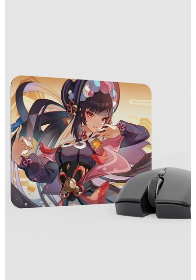 Yun Jin Genshin Impact Anime Oyuncu V2 - 22x18 Gaming Mouse Pad Fare Altlığı