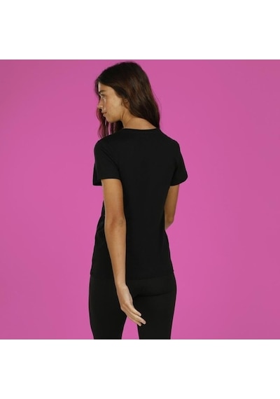 Lumberjack Ct132 Basic Modal V Neck Kadın Kısa Kollu Tişört