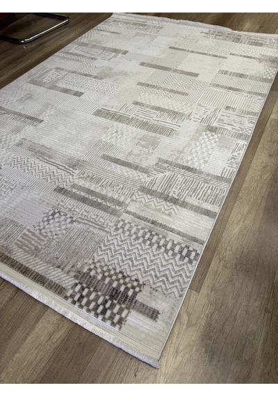 Hoom Rugs Marsilya Hl431 Cream Brown Modern Salon Halısı Krem