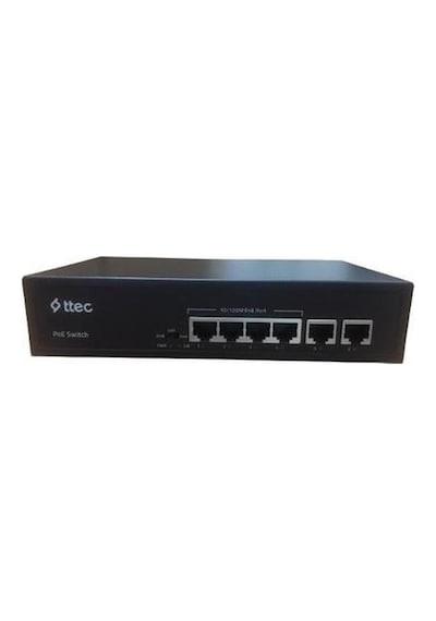 0665p 4 Portlu, 10/100 Fast Ethernet, Tak Çalıştır Switch, 2 Fast