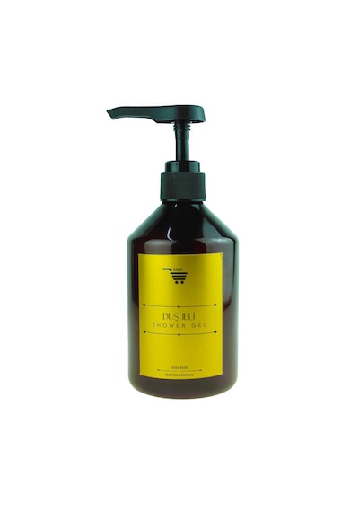 Banyo Seti 3lü Set Saç Kremi Banyo Jeli Şampuan Şişesi 500 Ml Açık Kahverengi