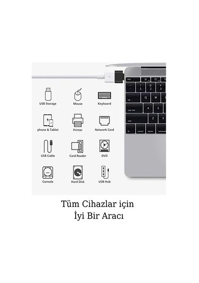 Usb To Type-c Çevirici Usb 3.0 To Type-c 3.0 Otg Şarj Data Çevirici Dönüştürücü Adaptör
