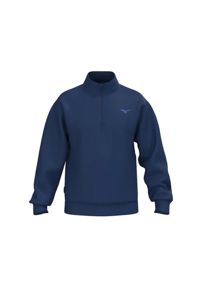 Mizuno Athletic 1/4 Zip Erkek Fermuarlı Sweatshirt Lacivert Çok Renkli