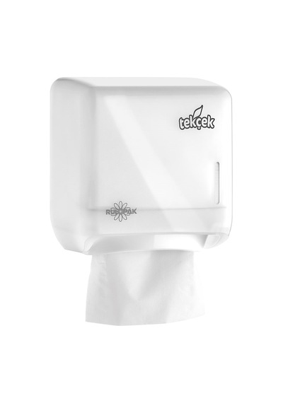 Rulopak Mini Tekçek Tuvalet Kağıdı Dispenseri Transparan Beyaz